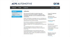 Desktop Screenshot of lieferanten.bosal-oris.com